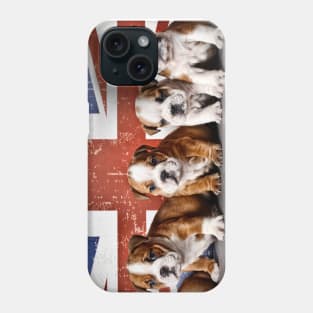 English bulldog puppies Phone Case