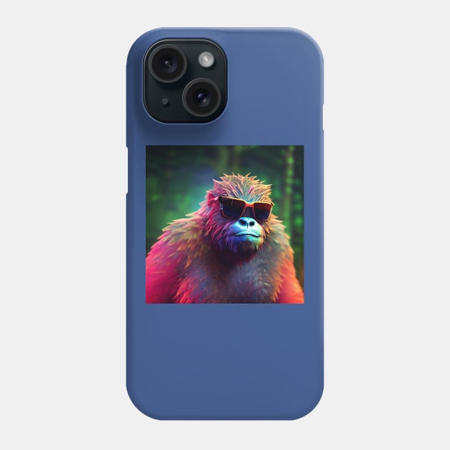 Dope Sasquatch in Nature Phone Case by Grassroots Green