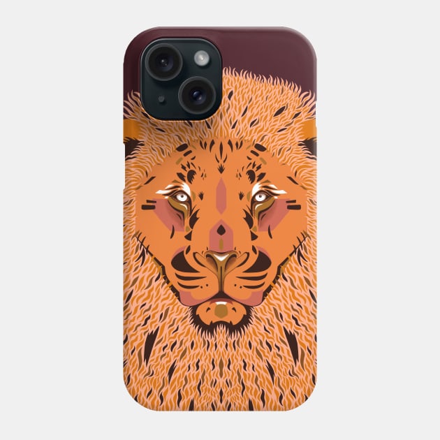 leo pink Phone Case by KindSpirits