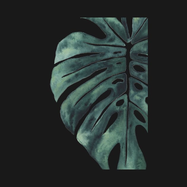 Monstera Half Leaf 3 by gusstvaraonica