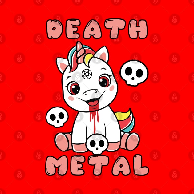 Death Metal Unicorn (Br00tal Version) by lilmousepunk