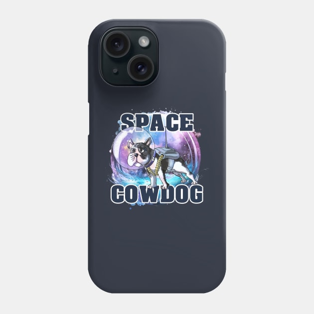 Space Cowdog Phone Case by leoceoldo