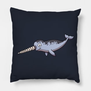 Cute Narwhal Pillow