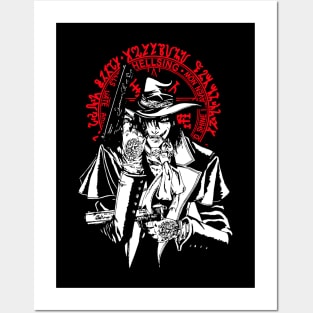 ALUCARD Inner demons Vampire Illustration Hellsing - Alucard Hellsing -  Posters and Art Prints