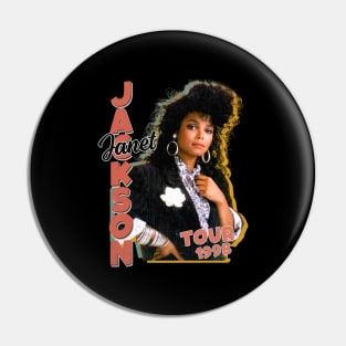 Janet Jackson Vintage Tour Concert Pin