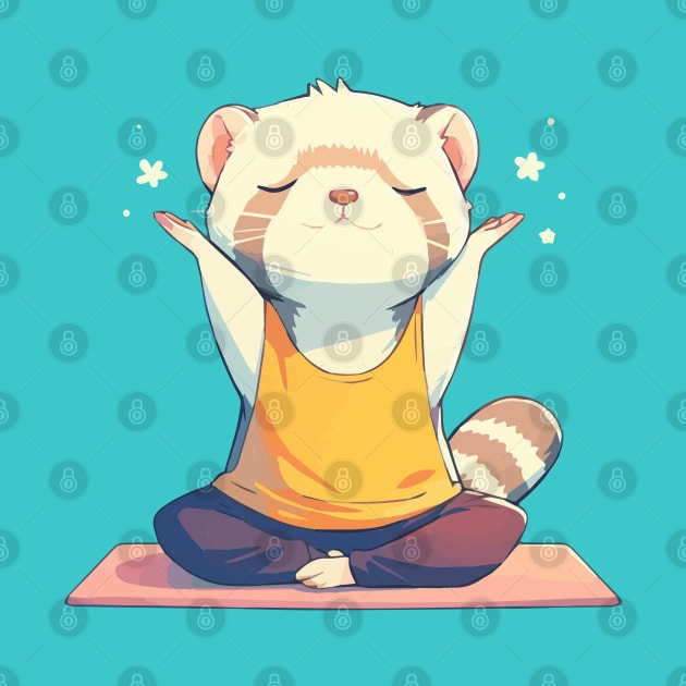 Ferret refreshed by yoga by etherElric