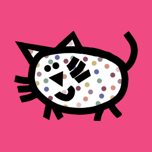 A Spotty Chubby Cat T-Shirt