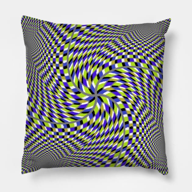 Optical #Art: Moving #Pattern #Illusion - #OpArt Pillow by rastyrcom