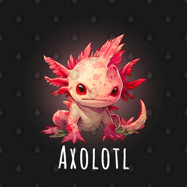 Cute Axolotl by MulletHappens