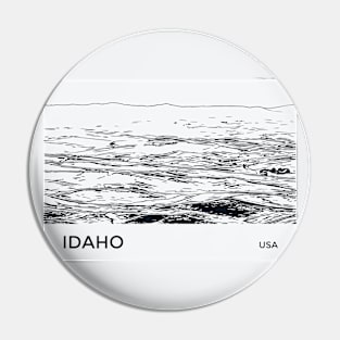 Idaho USA Pin