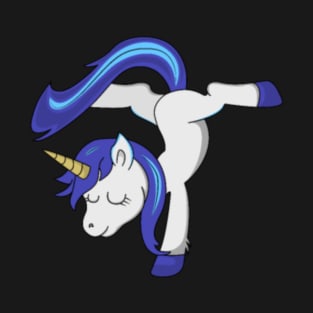 Handstand Unicorn Gymnast Acrobat Acrobatic Girls- T-Shirt