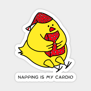 Sleepy bird Magnet