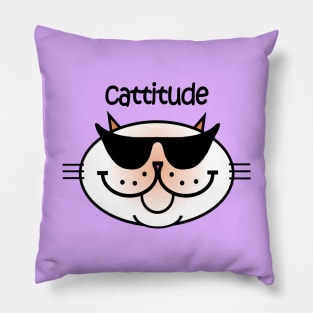 CATTITUDE 2 - Flame Point Pillow