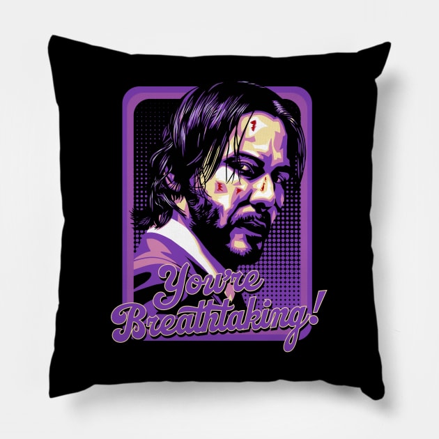 John Wick - Youre Breathtaking! Pillow by Pittih