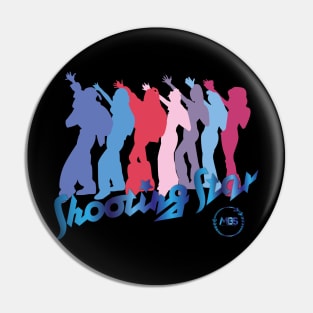 XG Shooting star dance silhouette design Pin