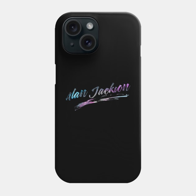 Galaxy Stars Alan Jackson Phone Case by kelly.craft