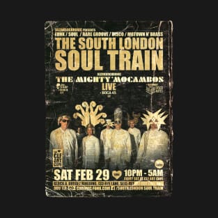 POSTER TOUR - SOUL TRAIN THE SOUTH LONDON 143 T-Shirt