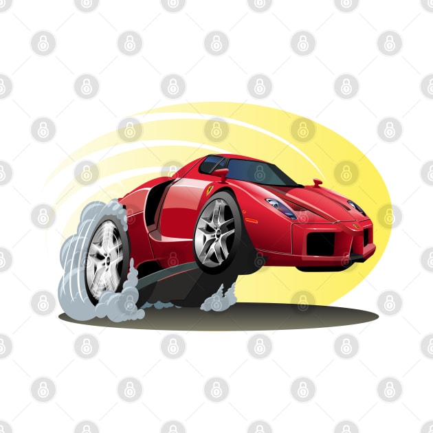 Cartoon sport car by Mechanik