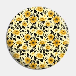 Floral Print Pin