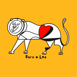 Born a Leo by Pollux T-Shirt