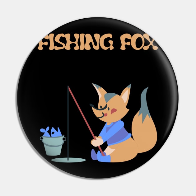 The fishing fox Pin by Imutobi