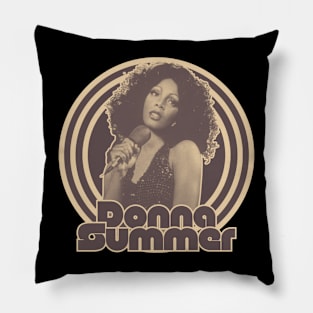 Donna summer vintage Pillow