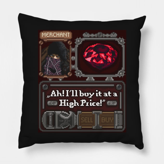 Resident Evil 4 Pixel Art Pillow by AlleenasPixels