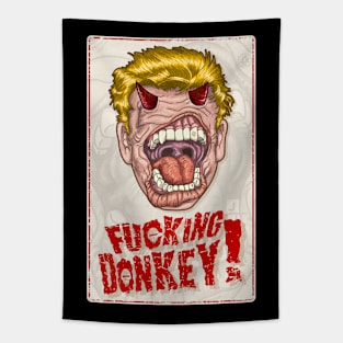 Devil Chef F*****g Donkey Tapestry