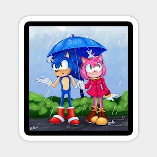 Sonamy in raining Magnet