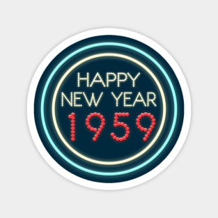 Happy New Year 1959! Magnet