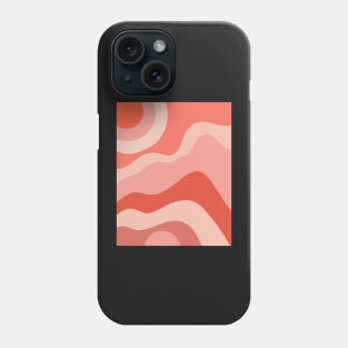 New Horizon - Retro Abstract Art Print Phone Case