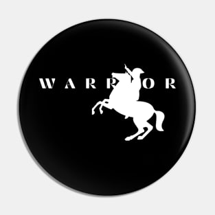 Warrior Marching on a Horse Pin