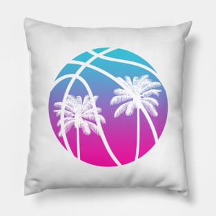 Miami Vice Basketball - White Pillow