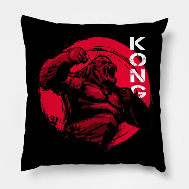 king kong Pillow by sisidsi