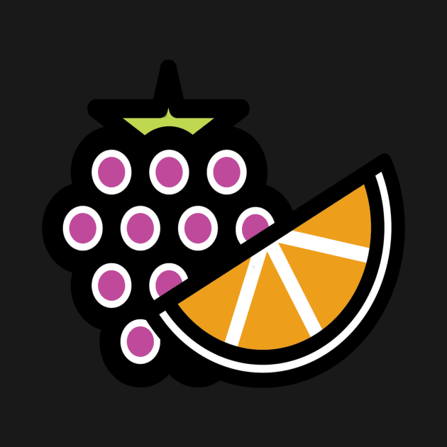 Terp's Fruit front and back design by Terpsichore