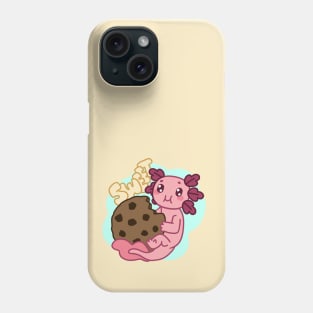 Andy Sweets: I like cookies Axolotl Phone Case