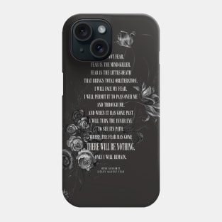 Bene Gesserit Litany Against Fear Phone Case