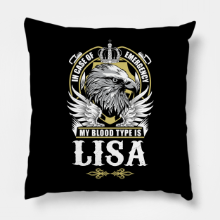 lisa throw pillows