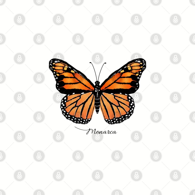The monarch butterfly by Slownessi