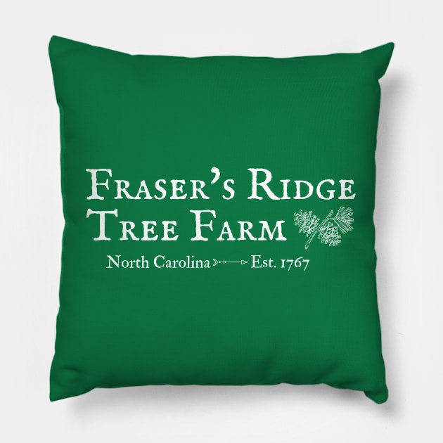 Fraser's Ridge Tree Farm Christmas Pillow by MalibuSun