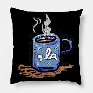 A cup of Kamala Joe Pillow