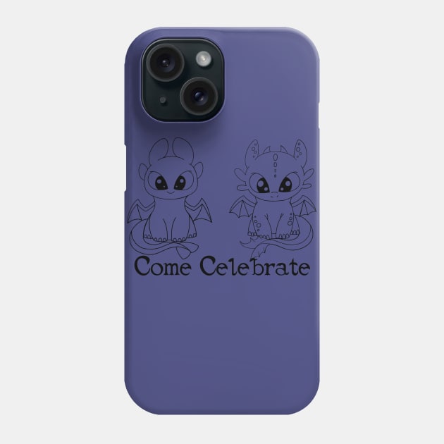 Come celebrate with httyd dragons, shower party idea, my first halloween Phone Case by PrimeStore