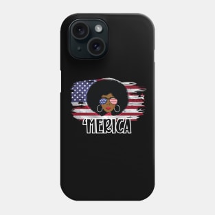 Afro American Girl Phone Case