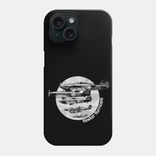 Hawker Hurricane WWII Fighter Poster Retro Phone Case