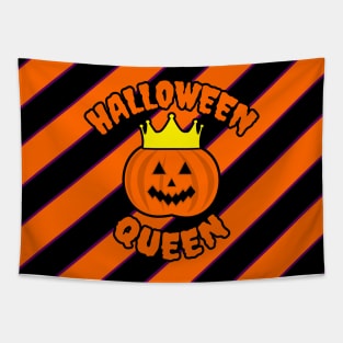 Halloween Queen - Spooky Halloween Pattern Tapestry