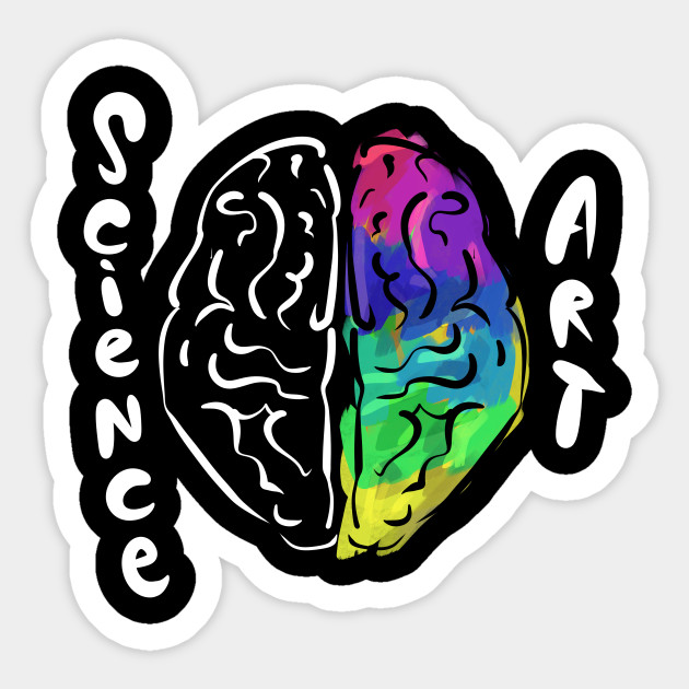 Colorful Brain Science And Art Mind Abstract Colourful Brain