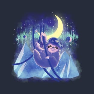 Sloth Away to the Moon River T-Shirt