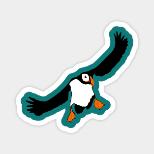 Puffin fly in Magnet