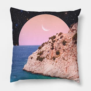 Vibrant Seaside Escape Pillow