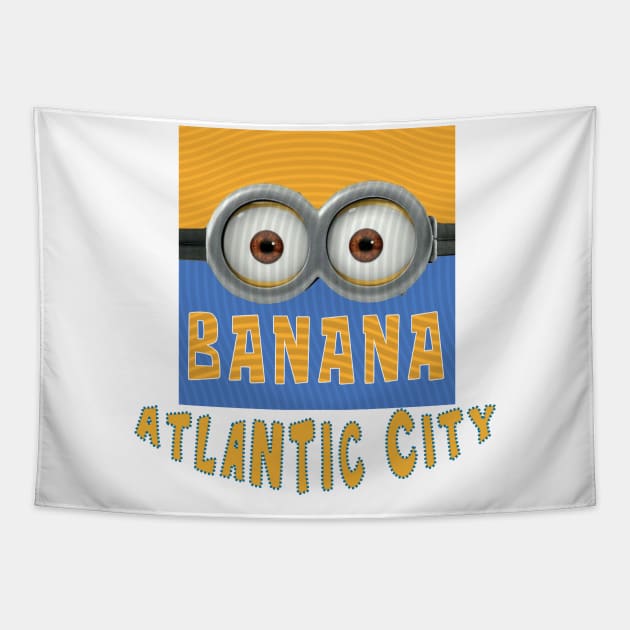 DESPICABLE MINION AMERICA ATLANTIC CITY Tapestry by LuckYA